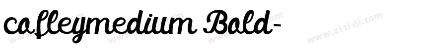 cofleymedium Bold字体转换